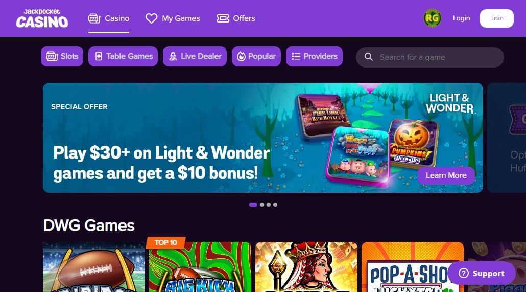 Jackpocket Casino